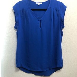 Cobalt blue short sleeved tunic